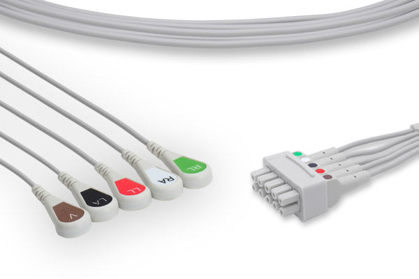 GE Healthcare > Marquette Compatible ECG Telemetry Leadwire
